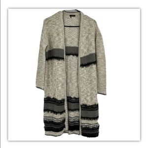 Dex Cardigan Beige open sweater 8411 XS Trim new